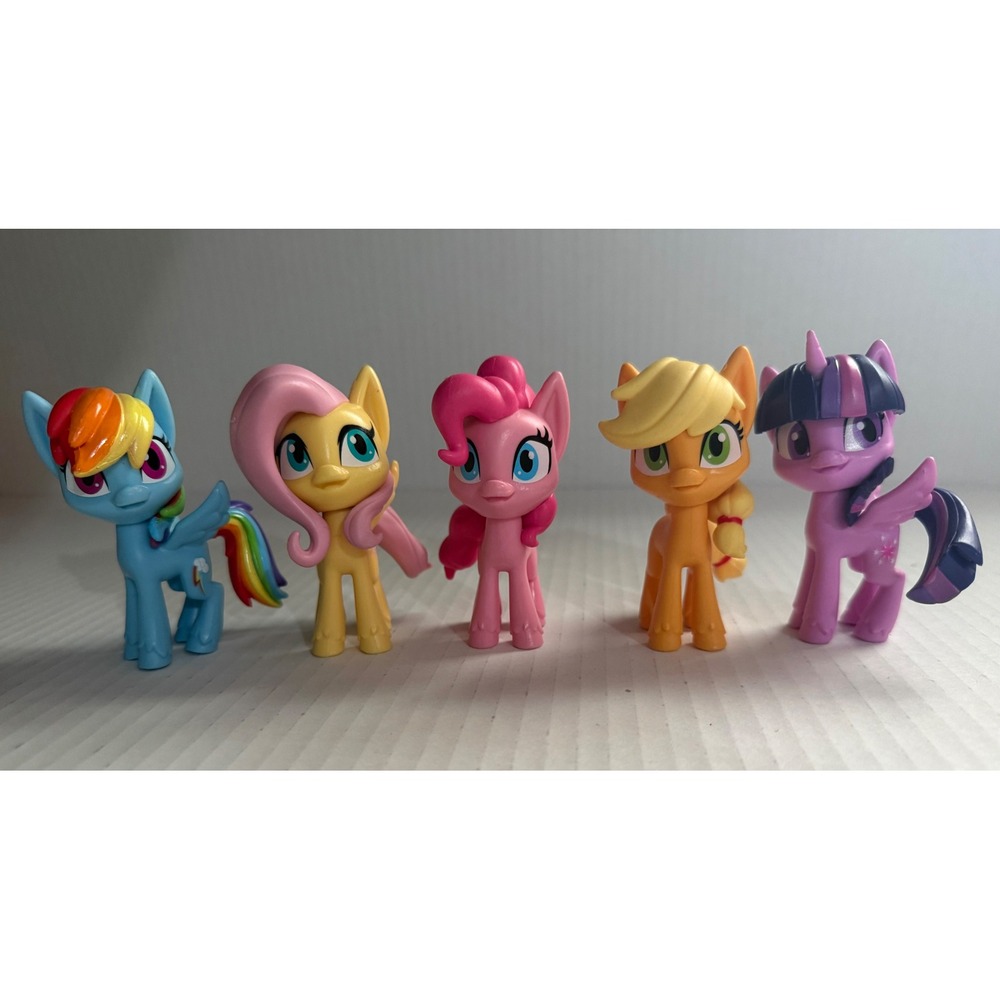 Hasbro My Little Pony 2020 Figure Lot 5 Poseable Horses Rainbow Dash Twilight